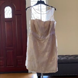 Beige Bridesmaids Dress